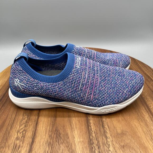Kuru Stride Shoes Womens Size 11 Blue Slip On Casual Comfort Walking Sneakers - Picture 1 of 8